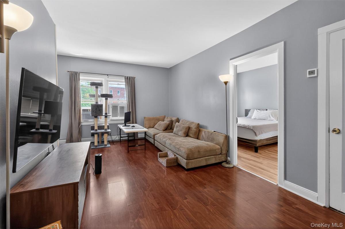This is the main living space in unit 2 on the 2nd floor. Its a 3 bedroom 1 bath on two levels.