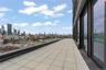 Balcony with a skyline view