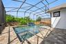 Pool with Spa and Water Features