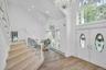 Elegant two-story foyer.