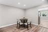 Dining room convenient to kitchen