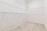 Walk-in closets are spacious