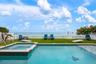 Heated pool and spa with direct beachfront access