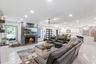 Family Room. View of fireplace. Open floor concept. Beautiful space for entertaining.