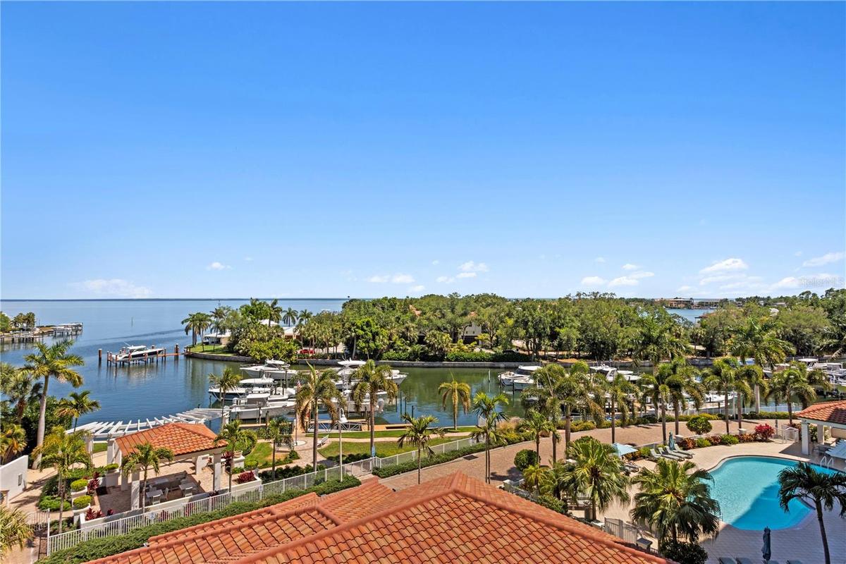 Water view and Pool view from balcony