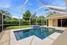 Heated Pool with Waterfall