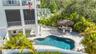 Secluded pool and outside entertaining area