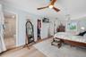 Primary Bedroom - View from Sliding Glass Door - En-Suite Bathroom - Walk-In Closet - Hallway Entrance