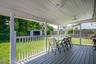 Deck in the back yard