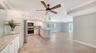 This is a newly remodeled unit with a nice open concept plan