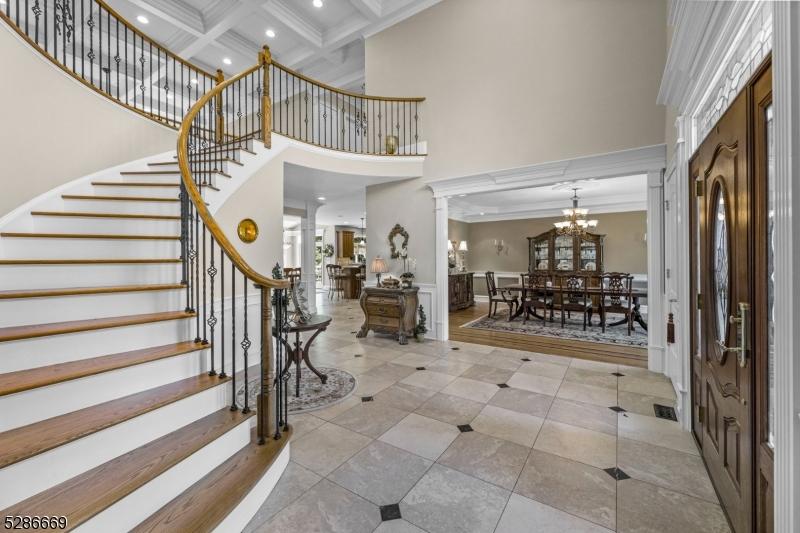 Spectacular Curved Stairway!