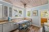 high ceilings, large windows