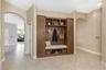 Virtually staged idea for built-in storage.