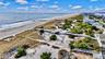 Drone / aerial view of expansive coastline