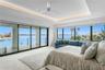Primary suite's open water view