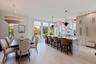 kitchen and dining area