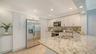 Overhead recessed, dimmable lighting.