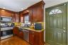 Kitchen with exit to outside