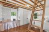 Bedroom with attic access