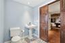 Upstairs Half Bath #2- connected to Game Room & Theatre