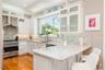 Kitchen, Viking range and counter seating