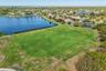 Generous lake front soccer field an unusual, impressive amenity for all families.