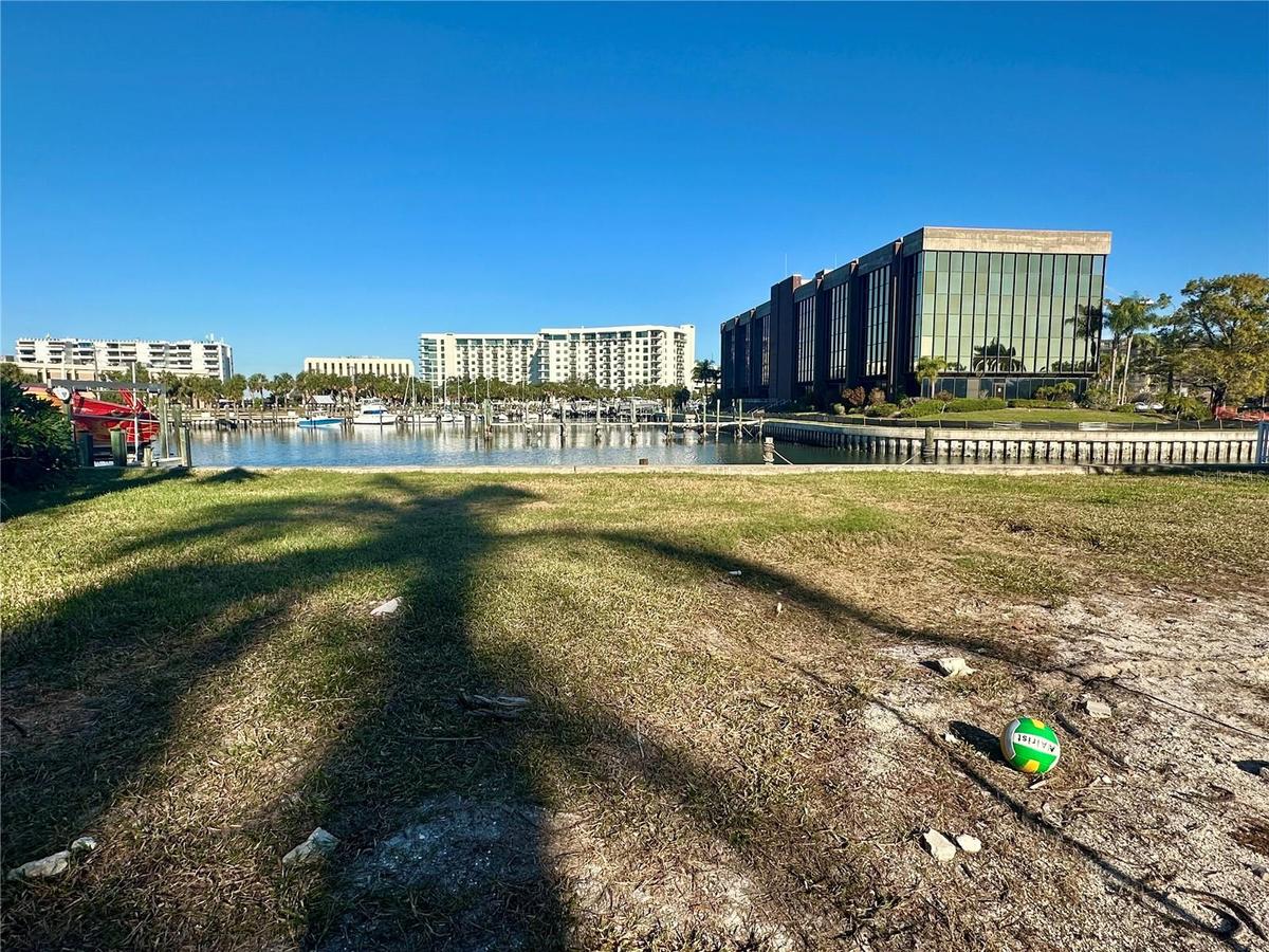 View across lot from Sandpiper Rd