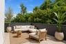 Virtually staged-Front home balcony