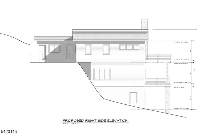 Proposed Right Side Elevation