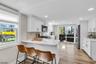 Granite counters, gas cooking