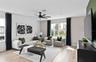 Model Home Design Only. Pictures and furnishings are for illustrative purposes only. Elevations, colors and options may vary. Furniture is for model h