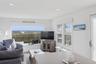Living room featuring wood finished floors and recessed lighting