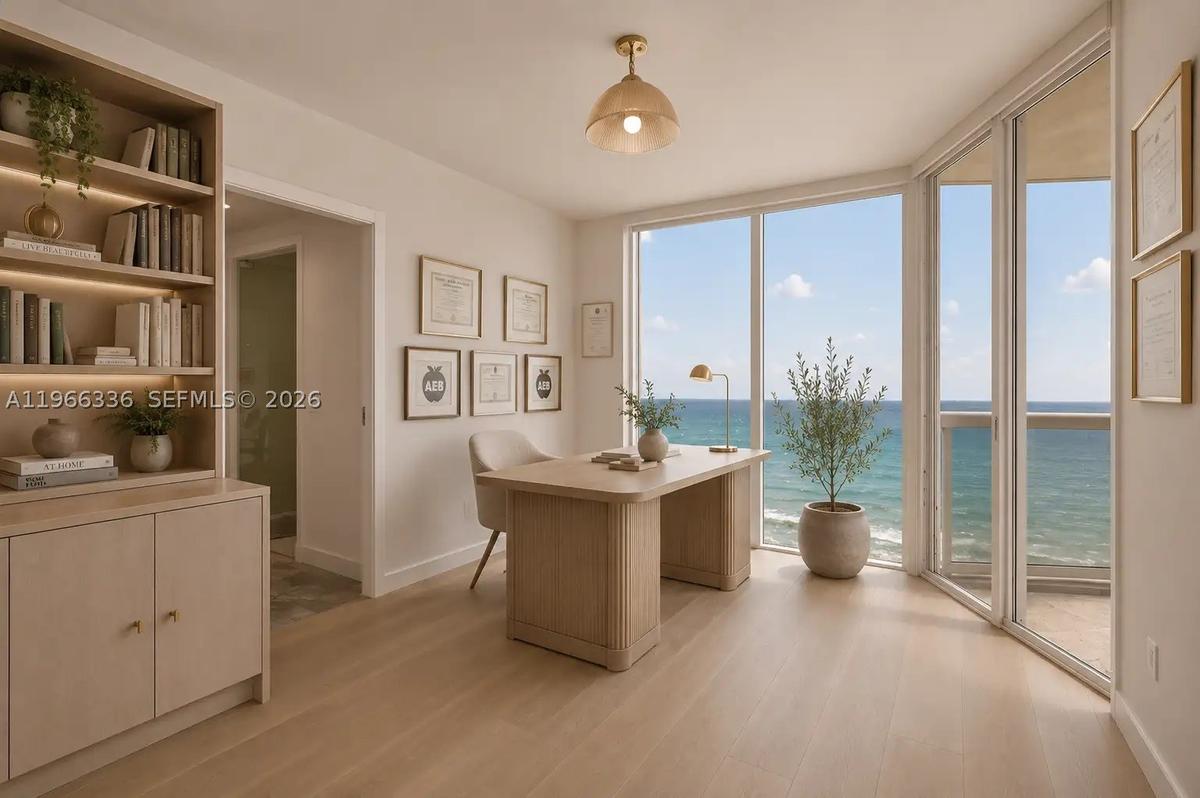 Virtually Staged , Only furniture and Ornaments.Can easily be converted in a 4th Bedroom