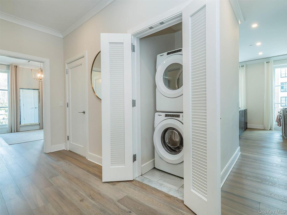 Easy Access to the Full-Size Washer/Dryer