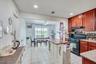 Kitchen with dining table