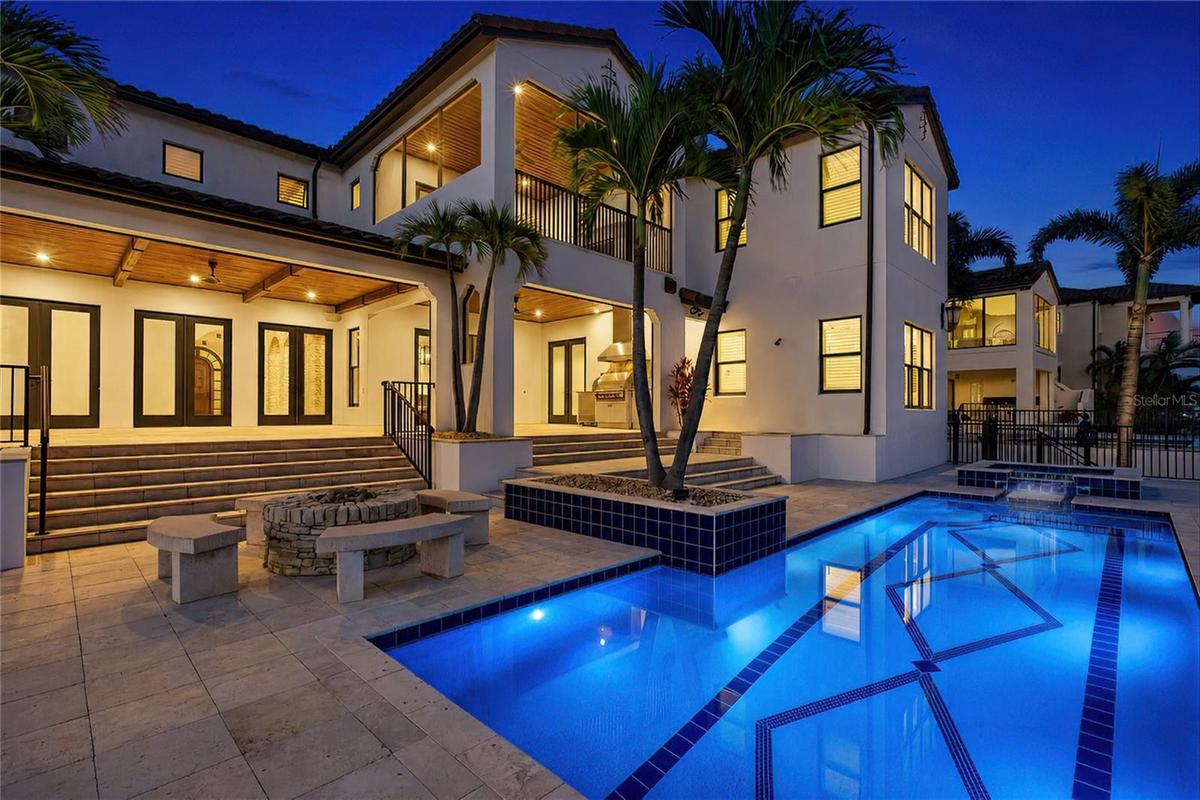 heated lap pool