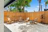 Adirondacks in side yard - just add beverages & a firepit!