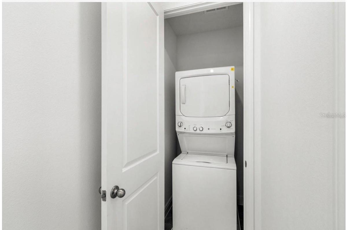 Apartment has separate laundry