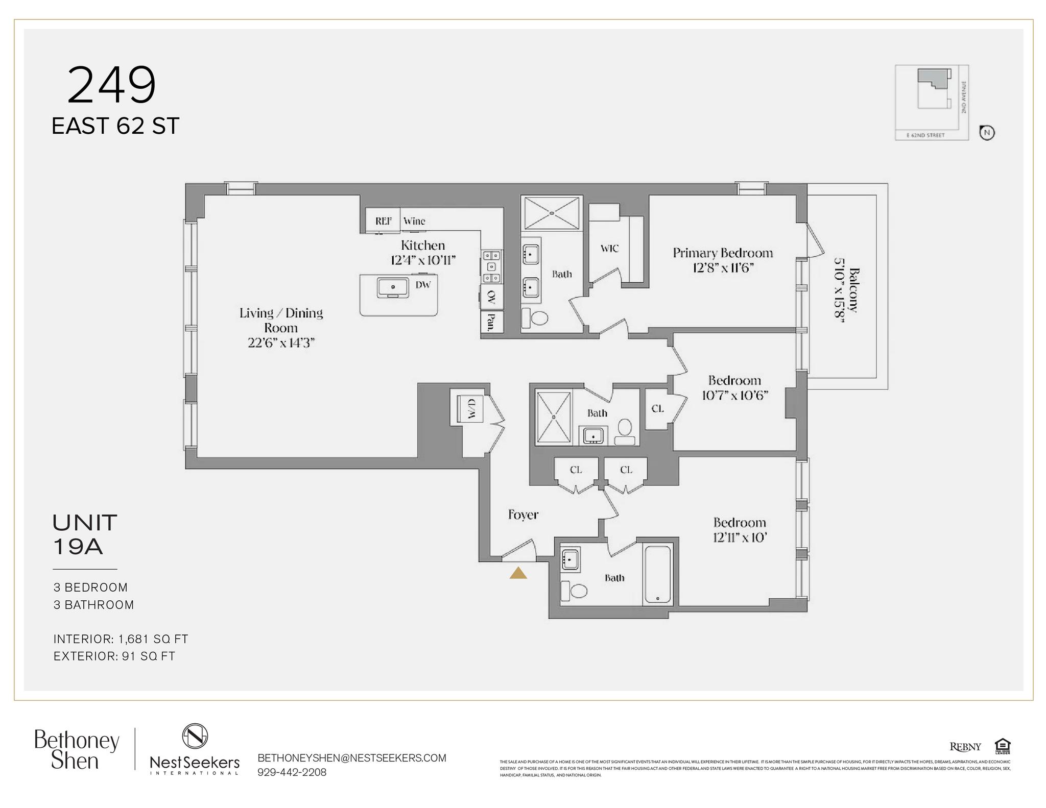 249 East 62nd Street Upper East Side New York NY 10065