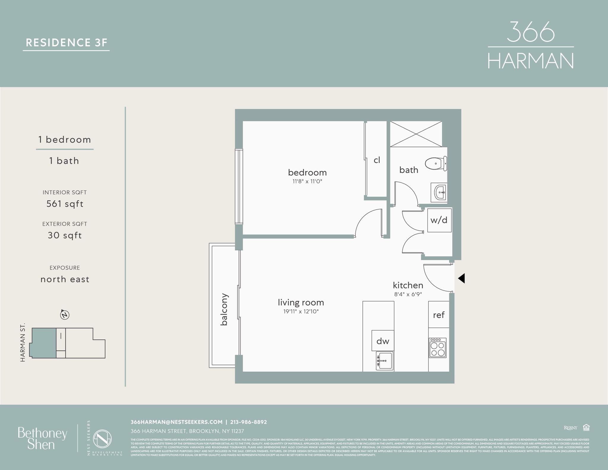 366 Harman Street 3-F Bushwick Brooklyn NY 11237