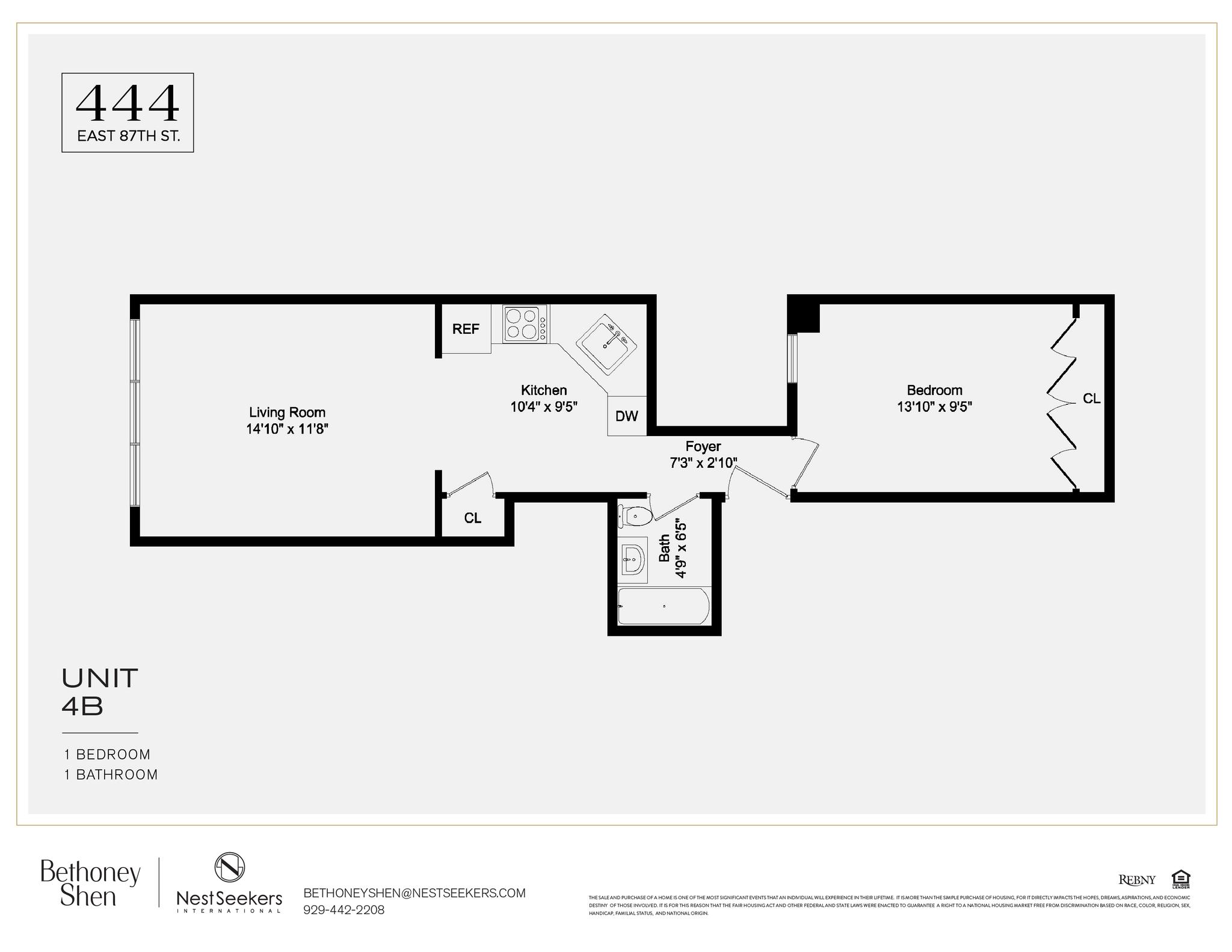 444 East 87th Street 4-B Upper East Side New York NY 10128