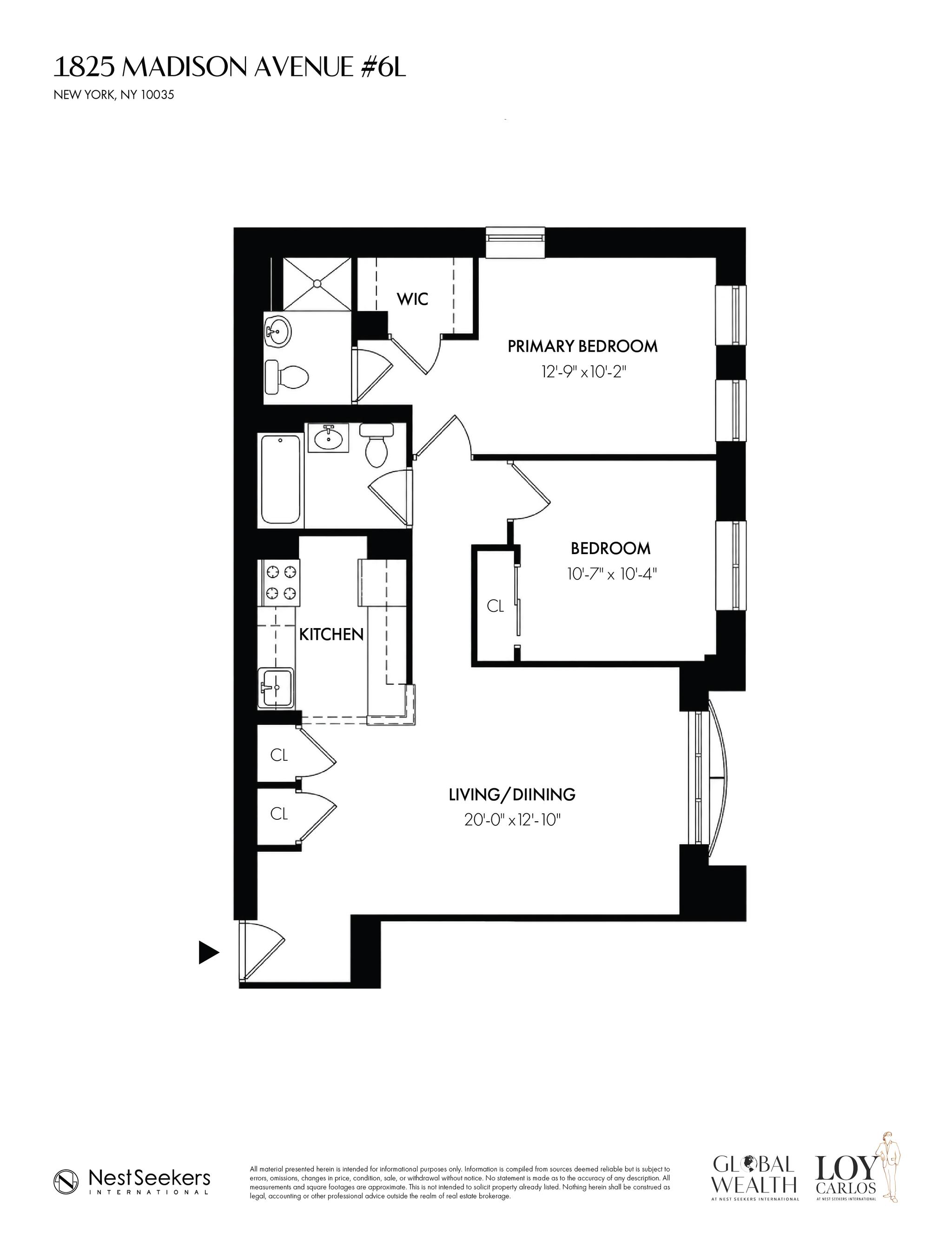 1825 Madison Avenue 6-L East Harlem New York NY 10035
