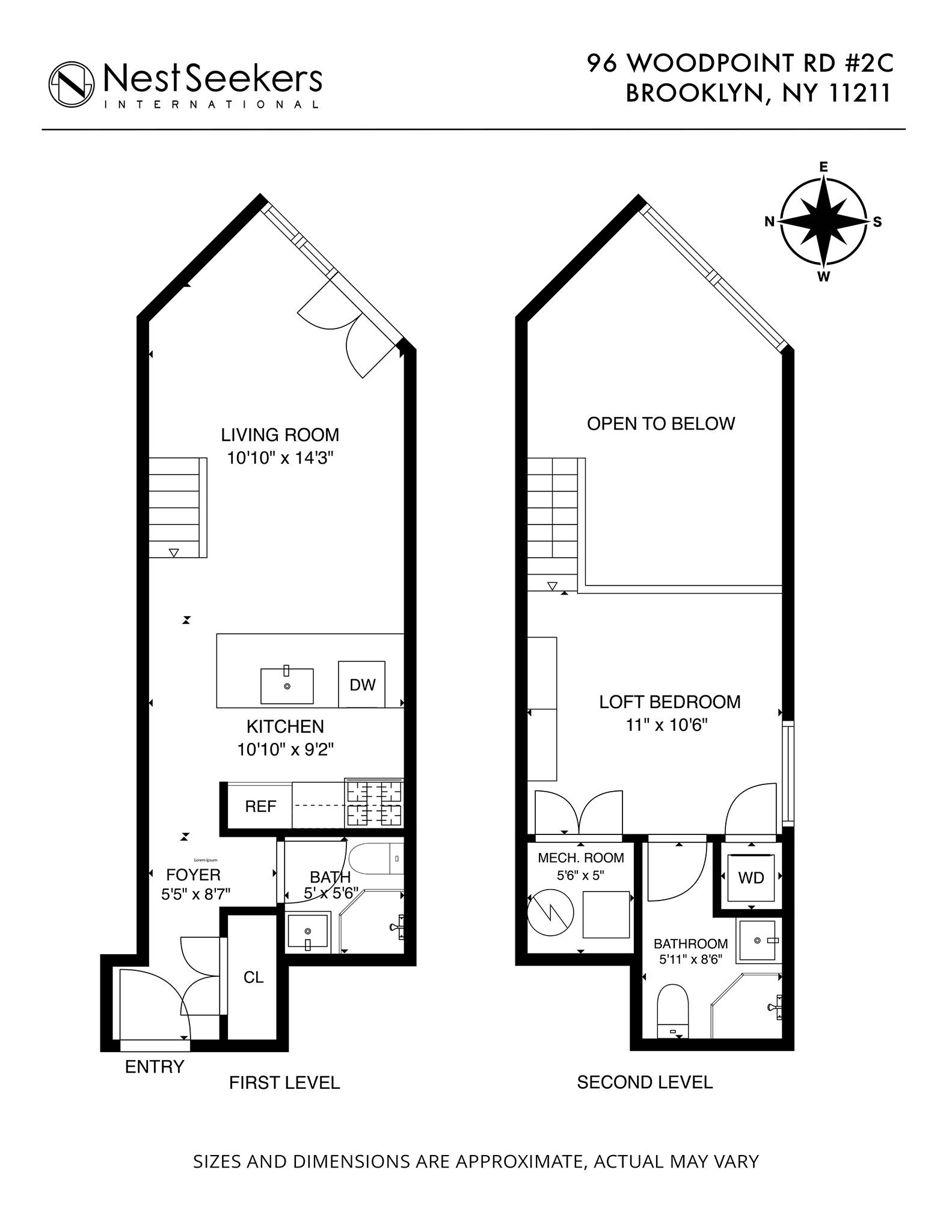 96 Woodpoint Road 2-C East Williamsburg Brooklyn NY 11211