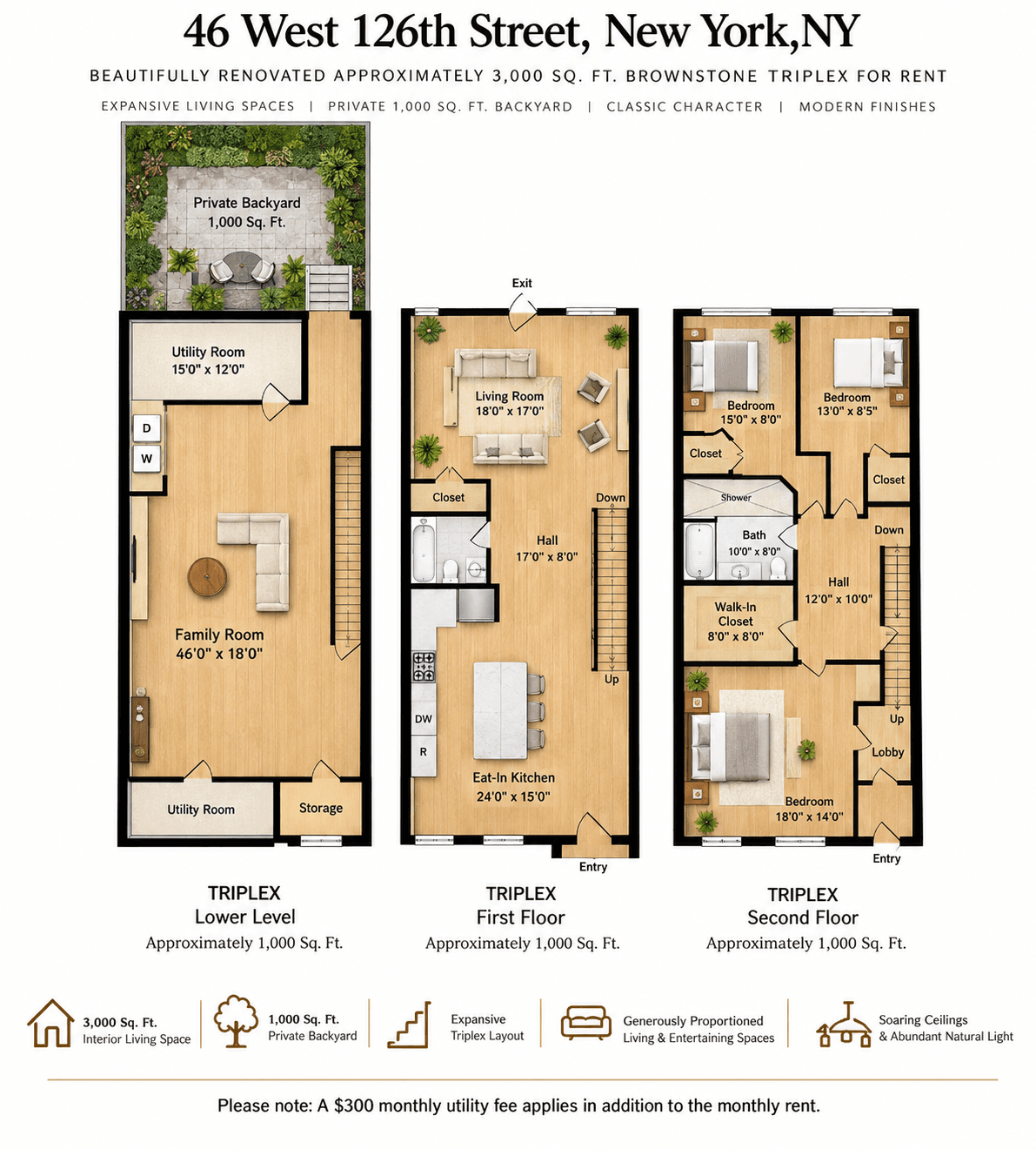 46 West 126th Street 1 West Harlem New York NY 10027