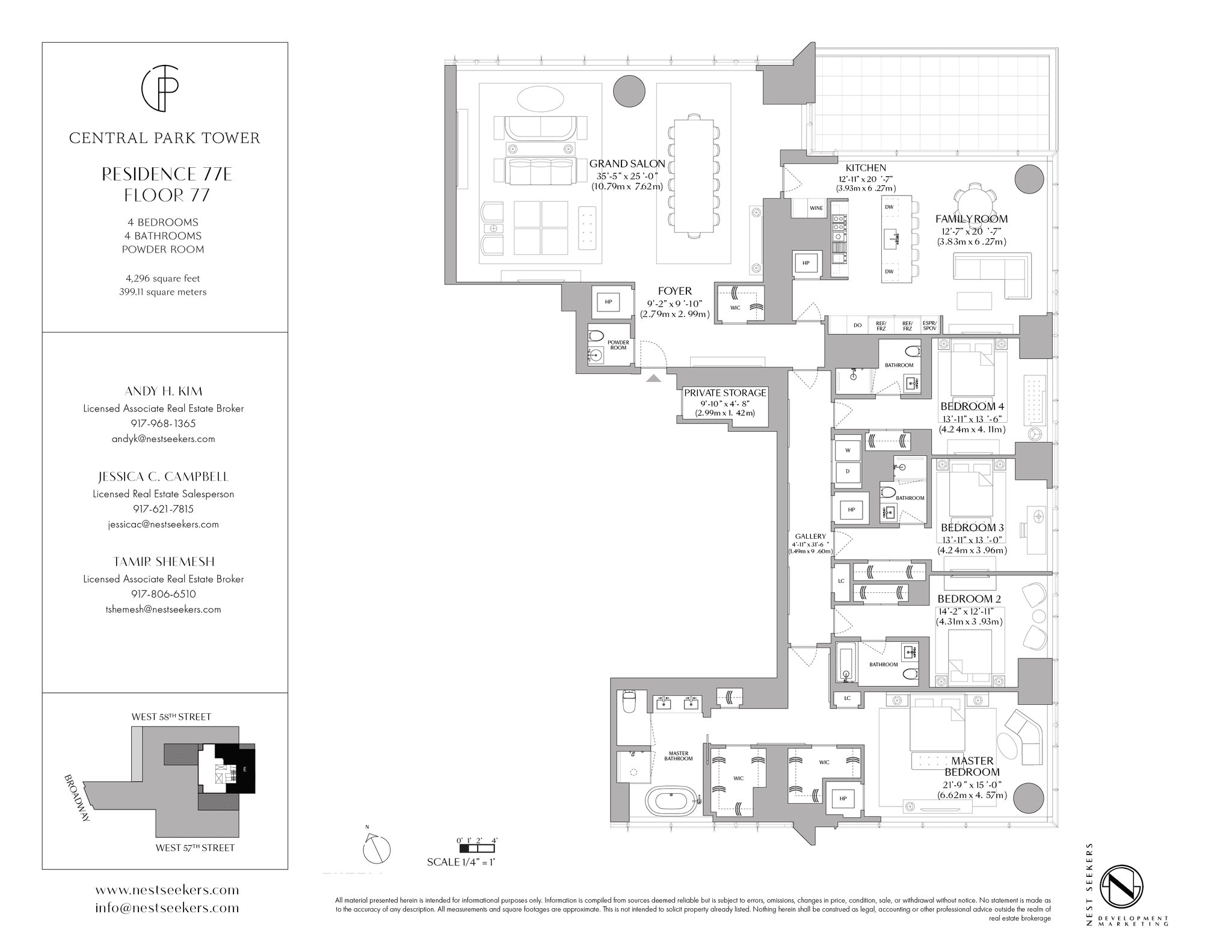 217 West 57th Street 77-E Midtown West New York NY 10019