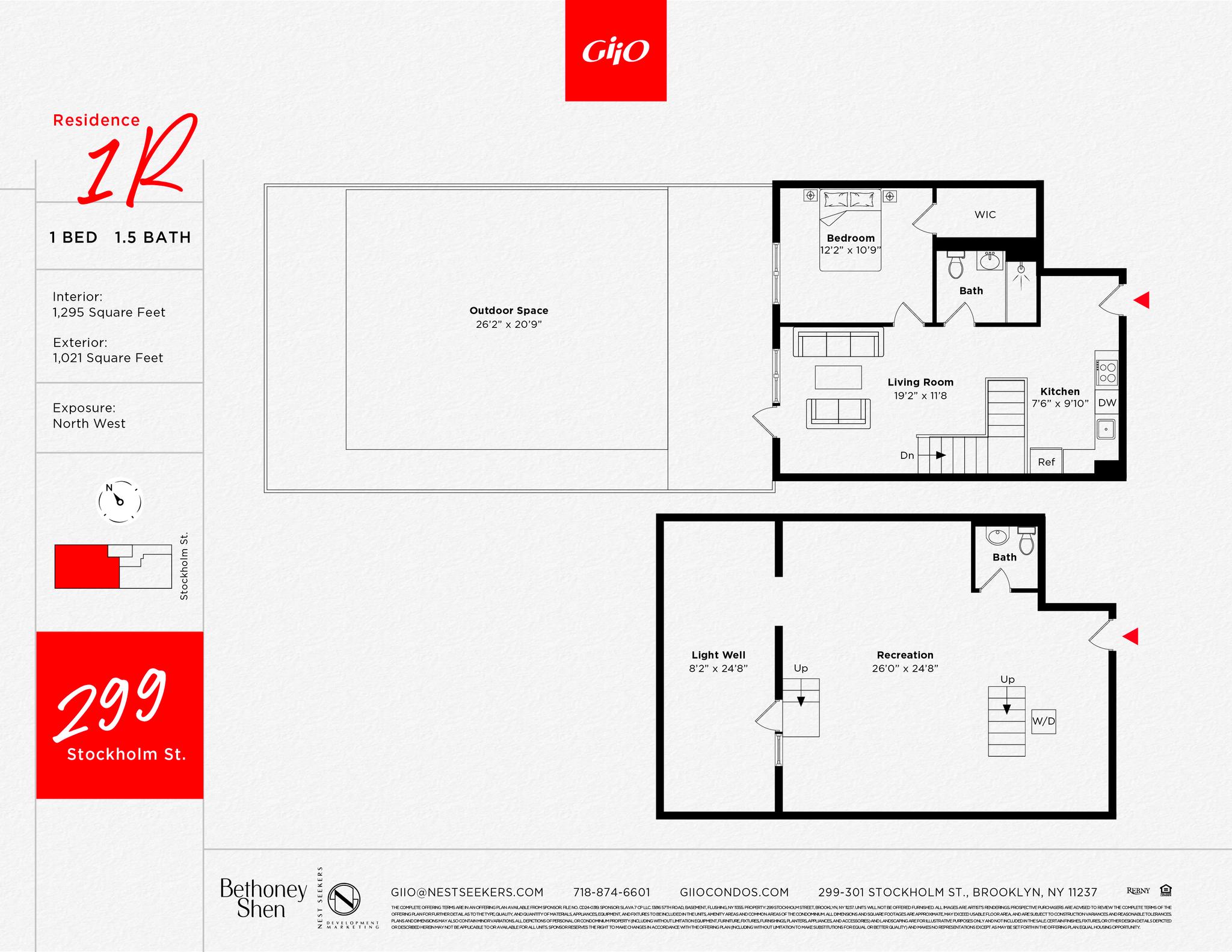299 Stockholm Street 1-R Bushwick Brooklyn NY 11237