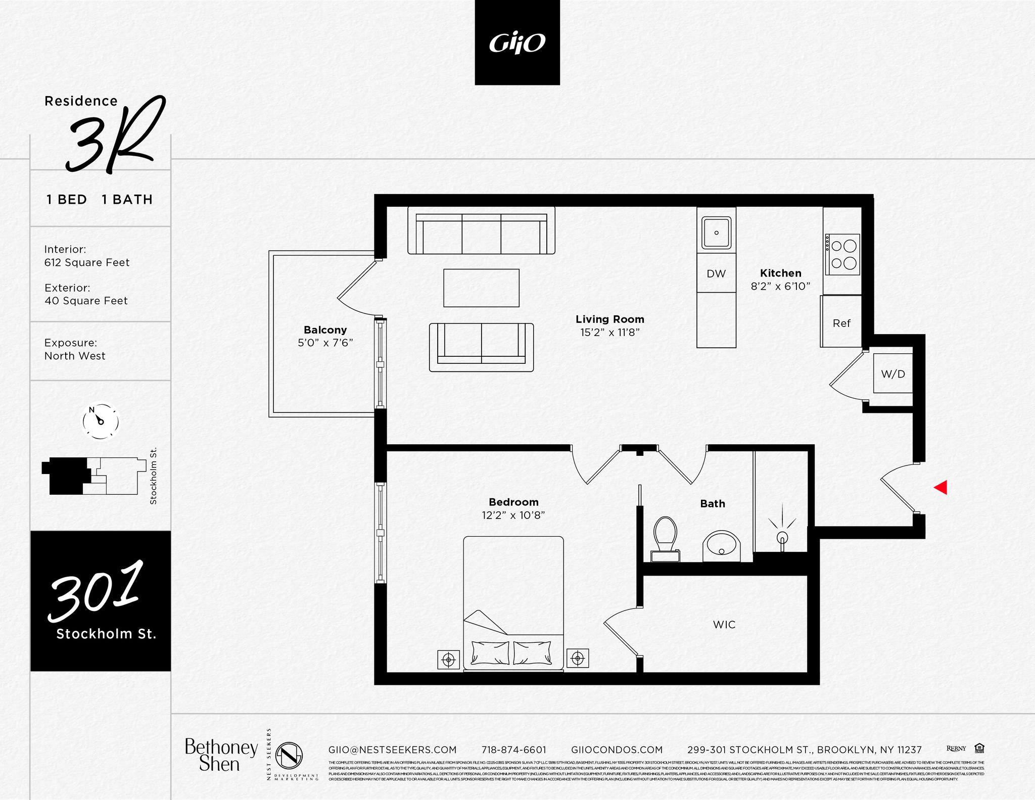 301 Stockholm Street 3-R Bushwick Brooklyn NY 11237