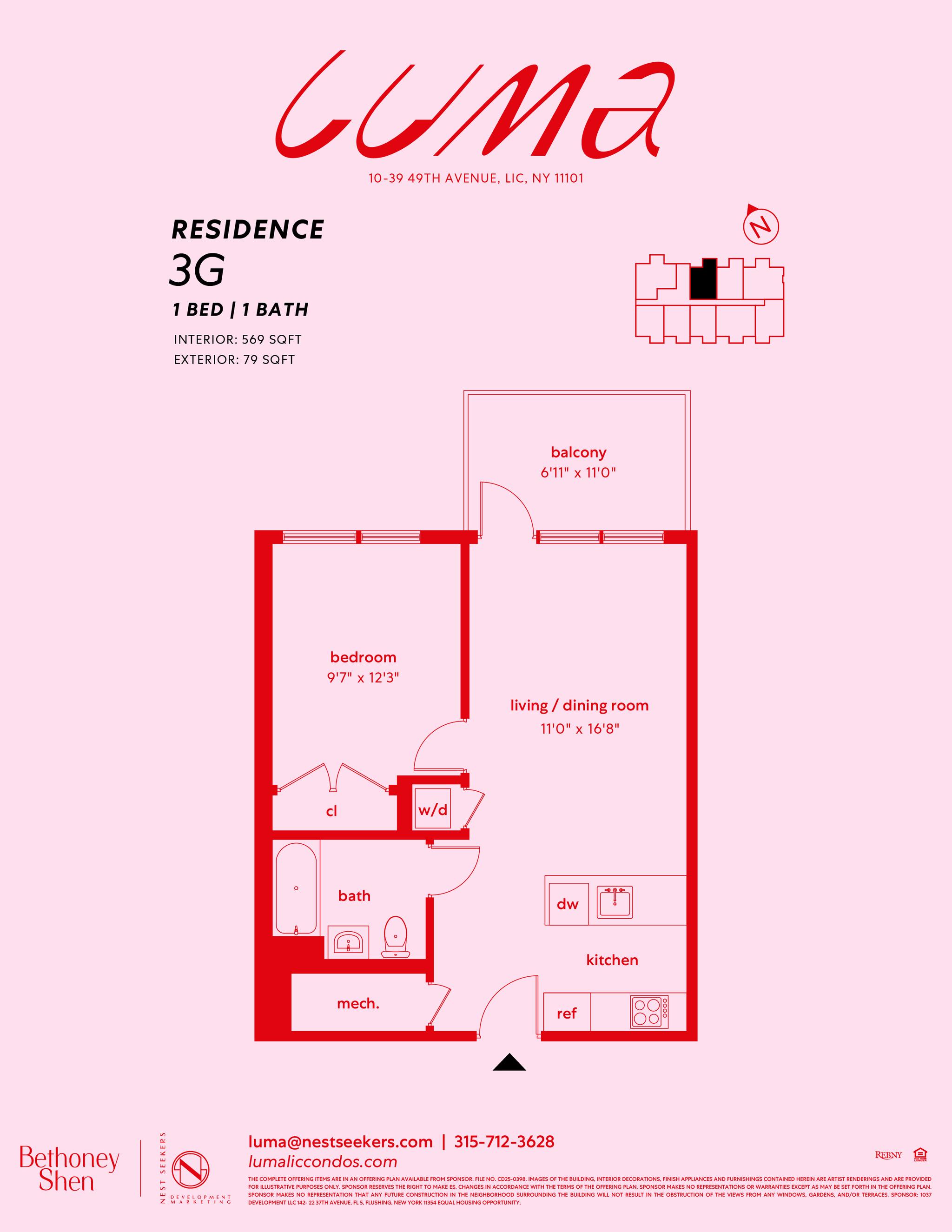 10-39 49th Avenue 3-G Long Island City Queens NY 11101