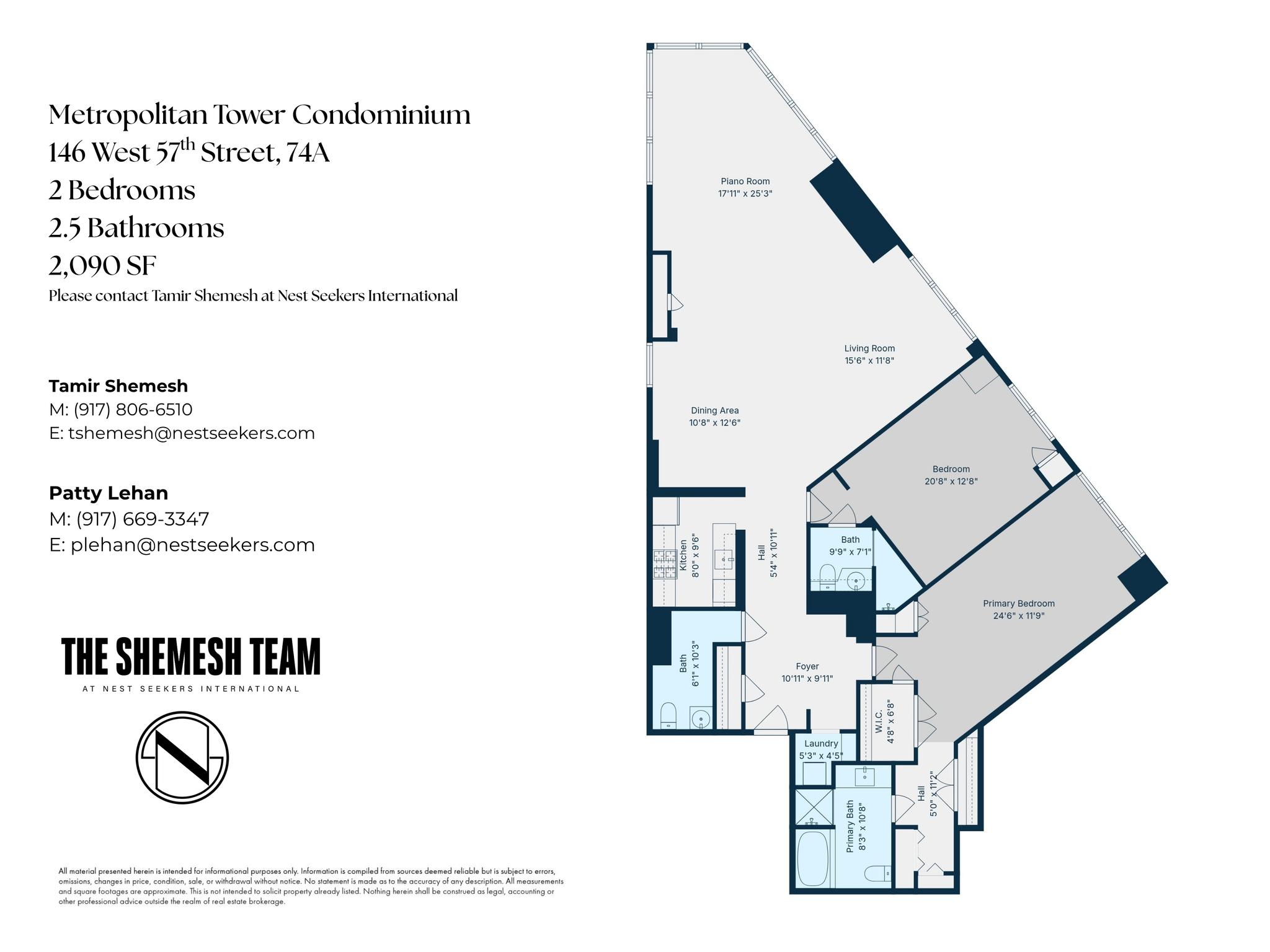 146 West 57th Street 74-A Midtown West New York NY 10019