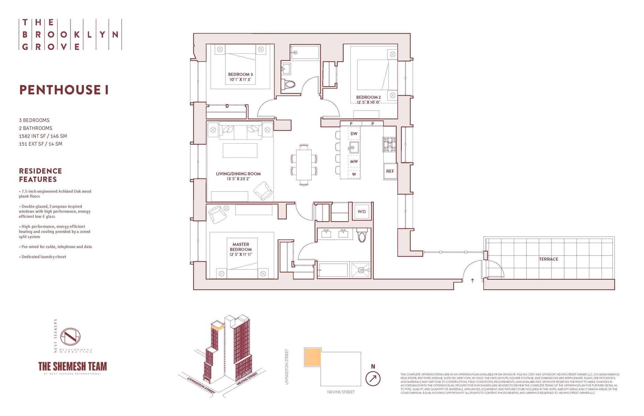 10 Nevins Street PH-I Downtown Brooklyn NY 11217